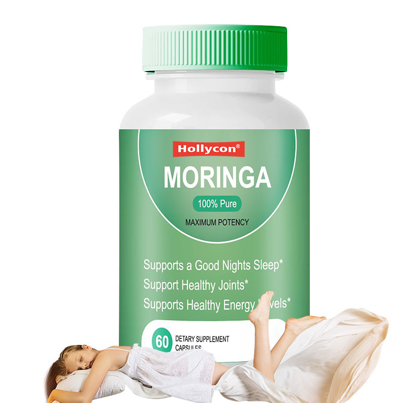 Moringa Powder Kapsul 6000mg Moringa Oleifera Campuran Proprietary Untuk Dukungan sendi