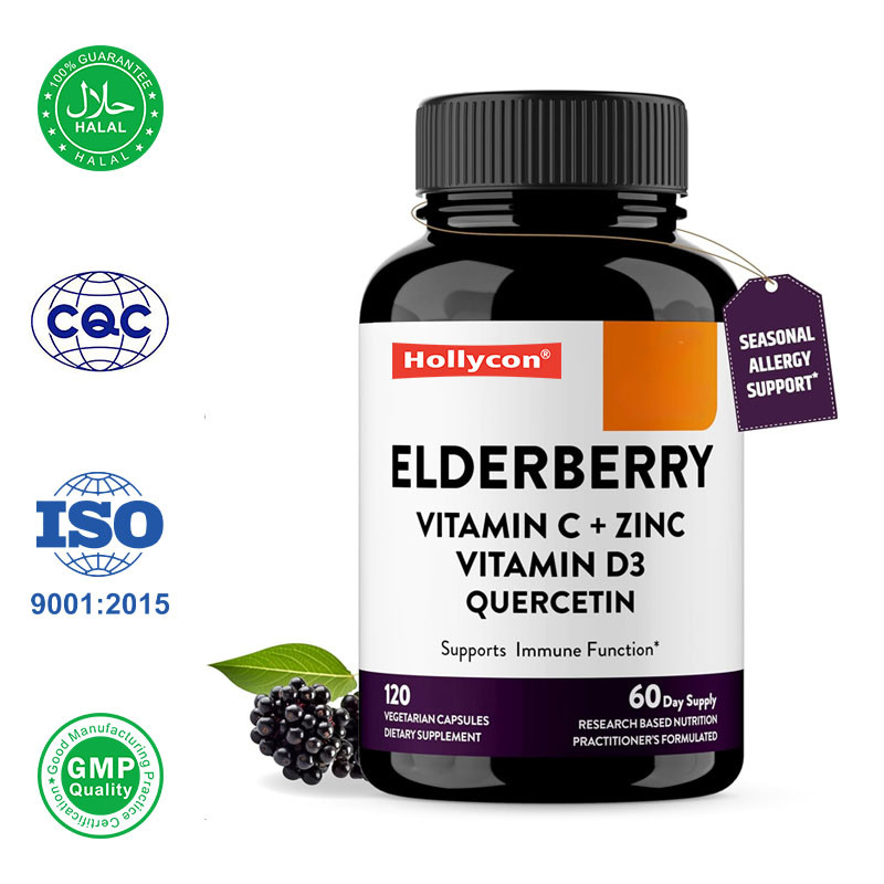 Suplemen Herbal untuk Dewasa Mendukung Kesehatan Imun Dengan Vitamin C dan Seng