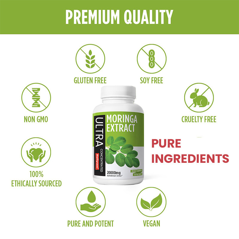 Pabrik Kapsul Moringa Murni Mendukung Sistem Pencernaan Imun Kapsul Bubuk Moringa