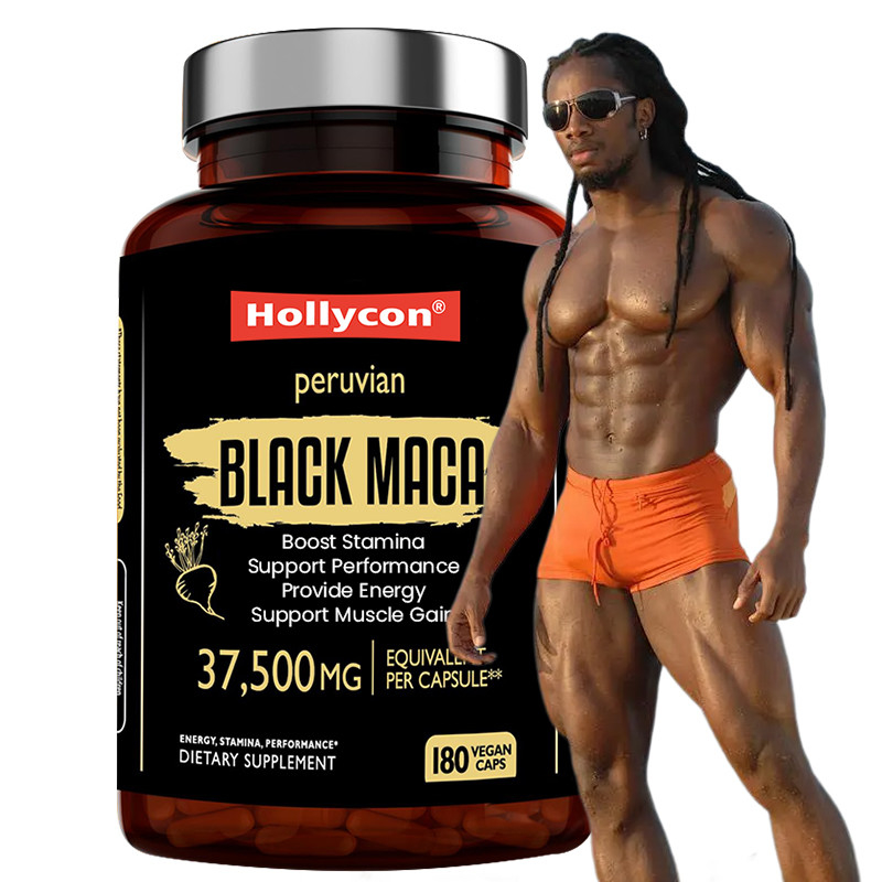 Kapsul Akar Maca Untuk Meningkatkan Stamina 750mg Ekstrak Maca Hitam Untuk Memberikan Energi