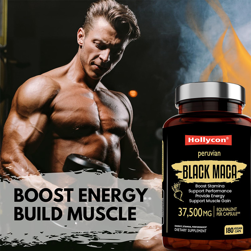 Kapsul Akar Maca Untuk Meningkatkan Stamina 750mg Ekstrak Maca Hitam Untuk Memberikan Energi