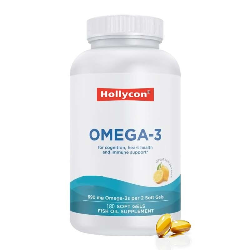 Omega-3 Soft Gels EPA & DHA Untuk Dukungan Imun Kesehatan Otak & Jantung