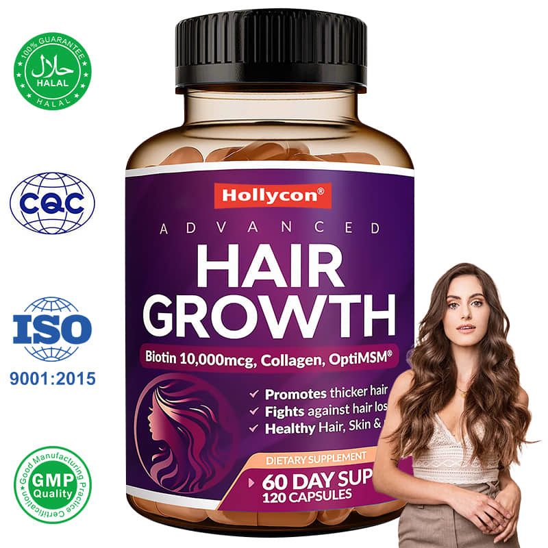 Grosir Vitamin Pertumbuhan Rambut untuk Wanita Menumbuhkan Rambut yang Lebih Kuat Kulit dan Kuku yang Lebih Sehat
