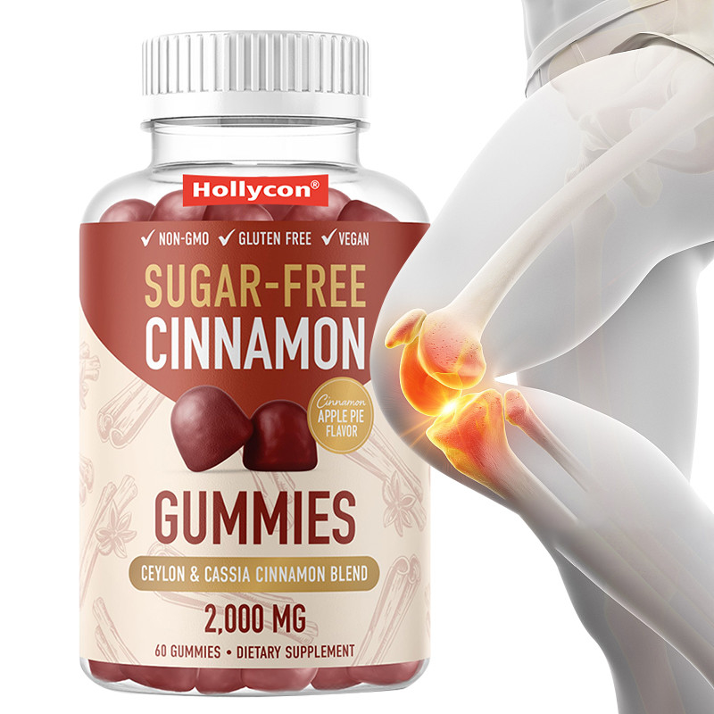 Gummy Cinnamon Bebas Gula 1000mg Ceylon Cinnamon Extract Gummy Untuk Dukungan Imun