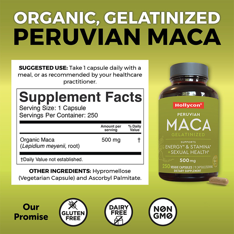 OEM Maca Root Kapsul Untuk Pria Organik Maca Root Untuk Dukungan Mood Maca Kapsul