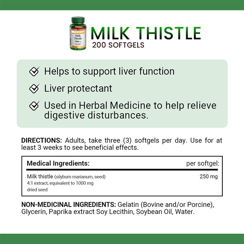OEM Softgels Thistle Susu Untuk Dukungan Fungsi Hati 1000mg Softgels Thistle Susu