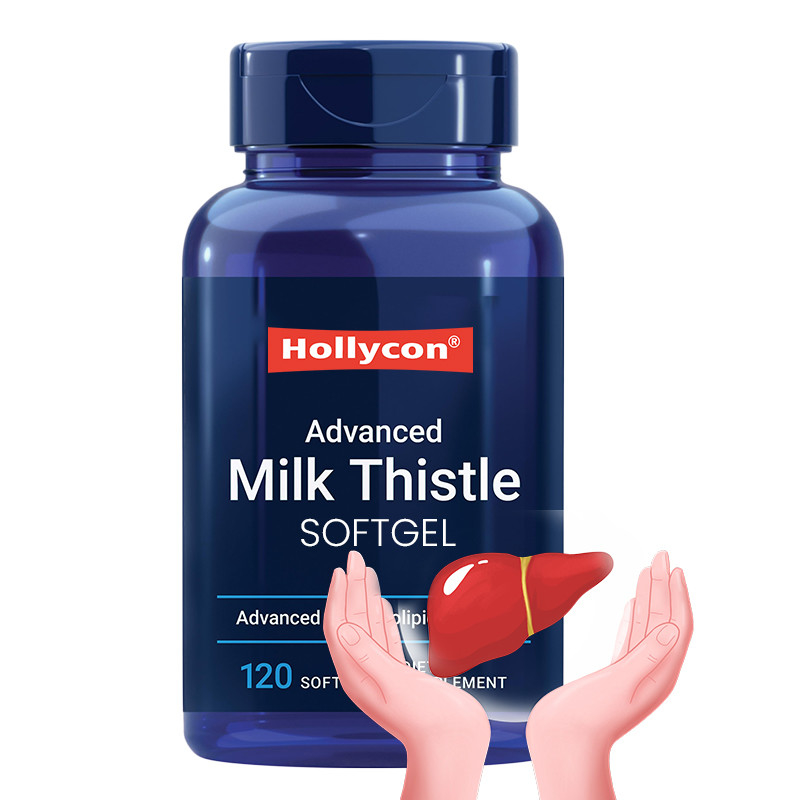 Suplemen Thistle susu untuk meningkatkan kesehatan hati Thistle susu Softgels untuk detoksifikasi alami
