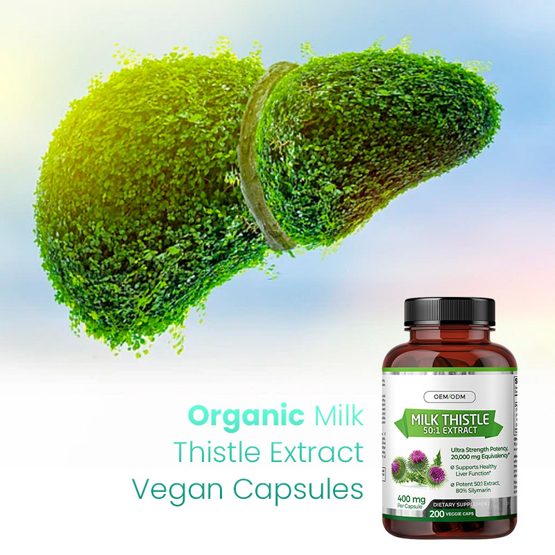 Kapsul Thistle Susu Untuk Mendukung Fungsi Hati Sehat Kapsul Thistle Susu Organik