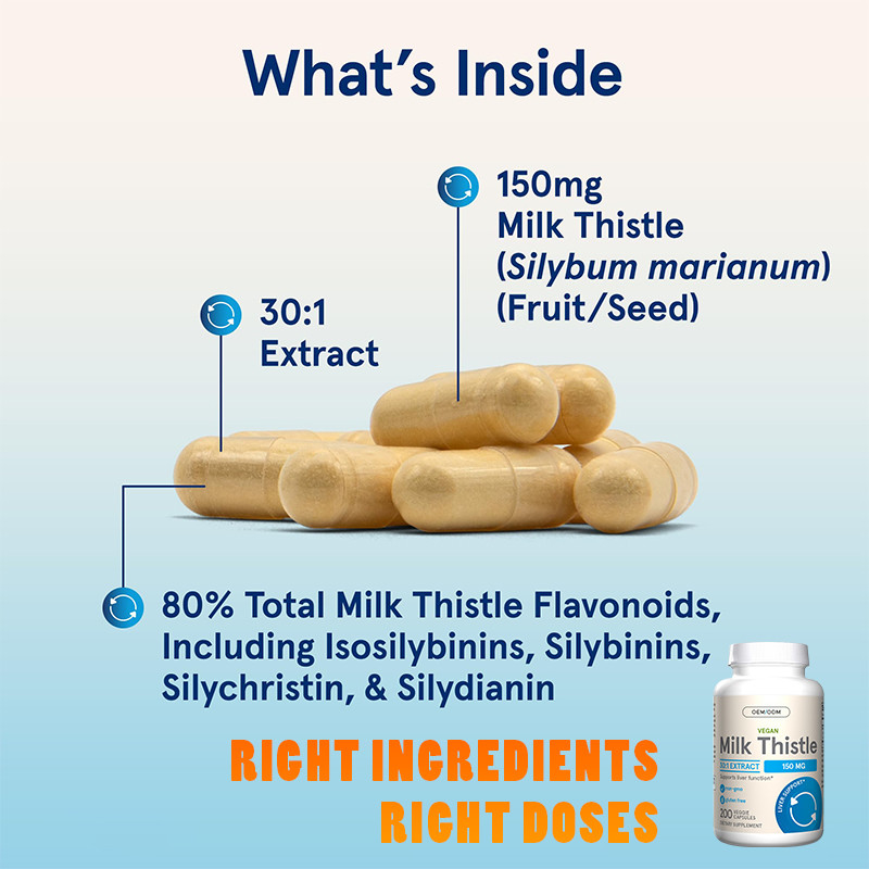 Kapsul Thistle Susu Berkualitas Tinggi Untuk Mendukung Fungsi Hati Kapsul Thistle Susu