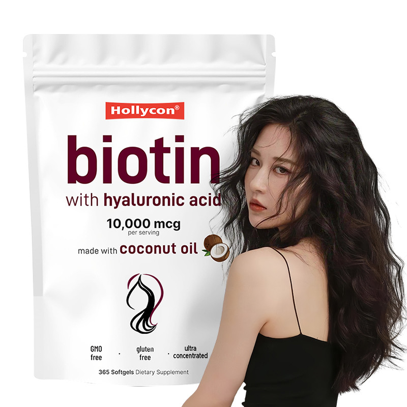 Suplemen Biotin 10.000mcg Biotin Softgel Untuk Rambut dan Kulit Sehat Biotin Softgel