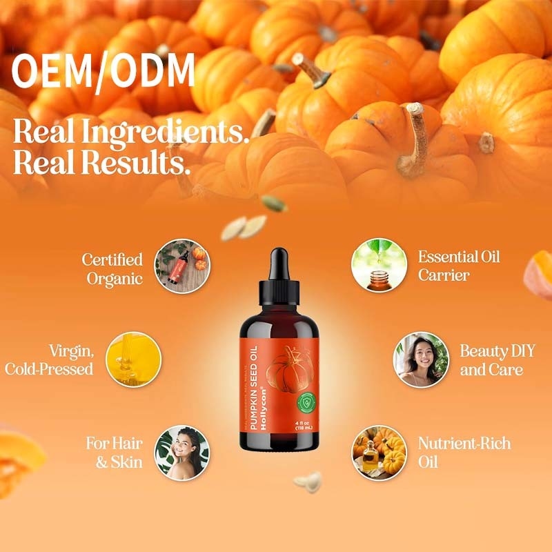 OEM Bio Pumpkin Seed Oil 100% Pure Pumpkin Seed Oil untuk pertumbuhan rambut