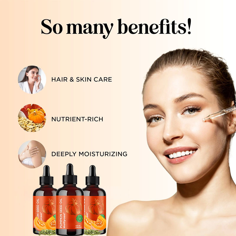 OEM Bio Pumpkin Seed Oil 100% Pure Pumpkin Seed Oil untuk pertumbuhan rambut
