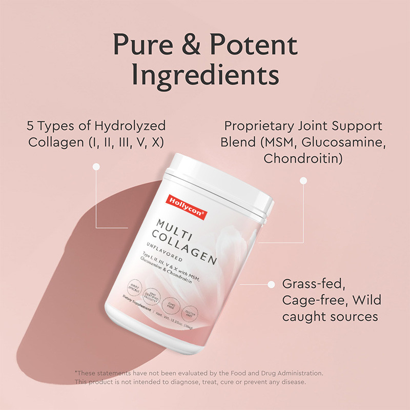 OEM Multi Collagen Powder Untuk Dukungan Rambut Collagen Peptida Hidrolisis Protein Powder
