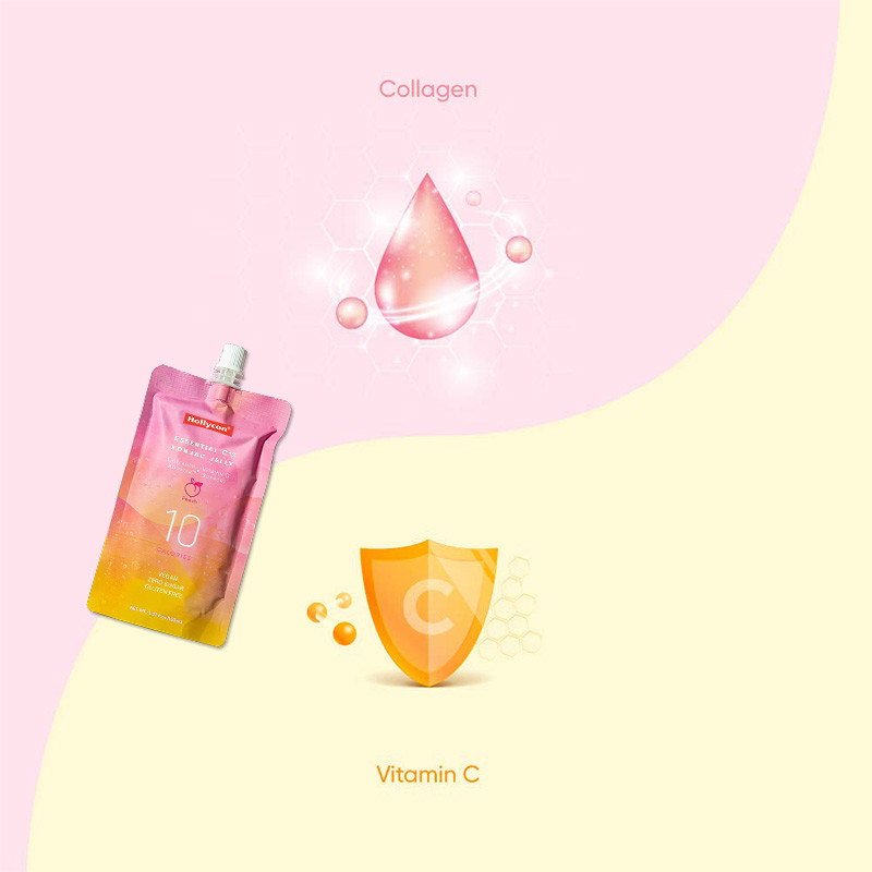 Kolagen Dan Vitamin C Konjac Jelly Jelly Bebas Gula Untuk Kehilangan Berat Badan Jelly Pelangsing