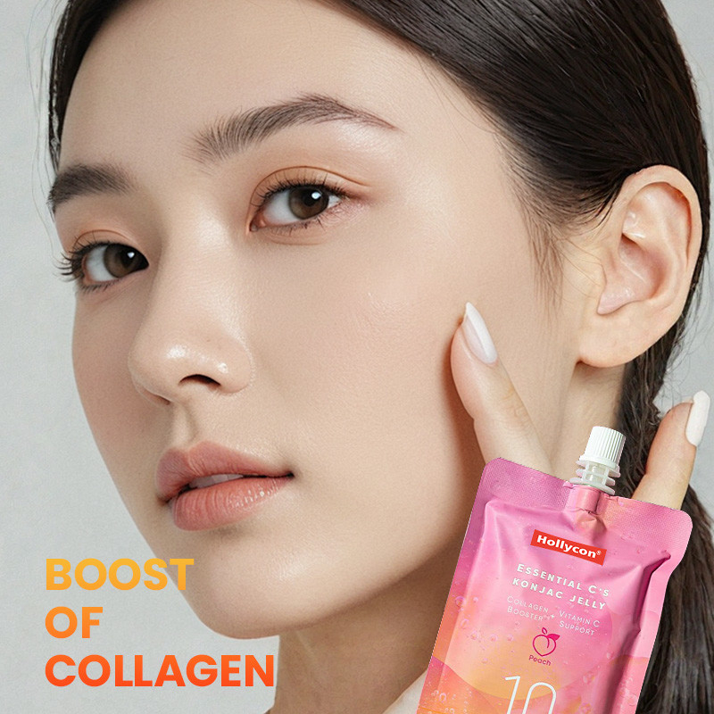 Kolagen Dan Vitamin C Konjac Jelly Jelly Bebas Gula Untuk Kehilangan Berat Badan Jelly Pelangsing