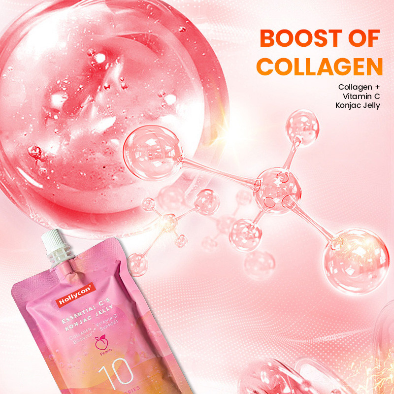 Kolagen Dan Vitamin C Konjac Jelly Jelly Bebas Gula Untuk Kehilangan Berat Badan Jelly Pelangsing