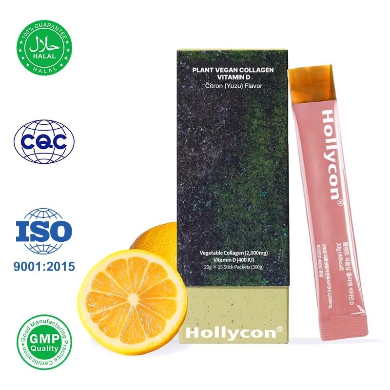 Vegan Collagen Jelly Stick Dengan Vitamin D3 400IU Untuk Mendukung Tulang Sehat