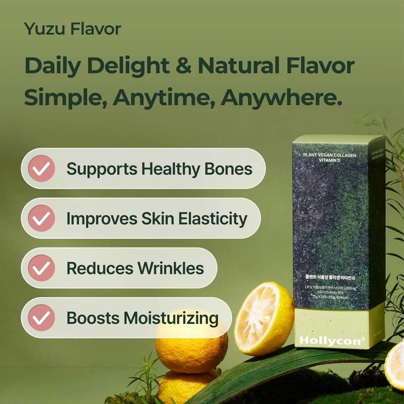 Vegan Collagen Jelly Stick Dengan Vitamin D3 400IU Untuk Mendukung Tulang Sehat