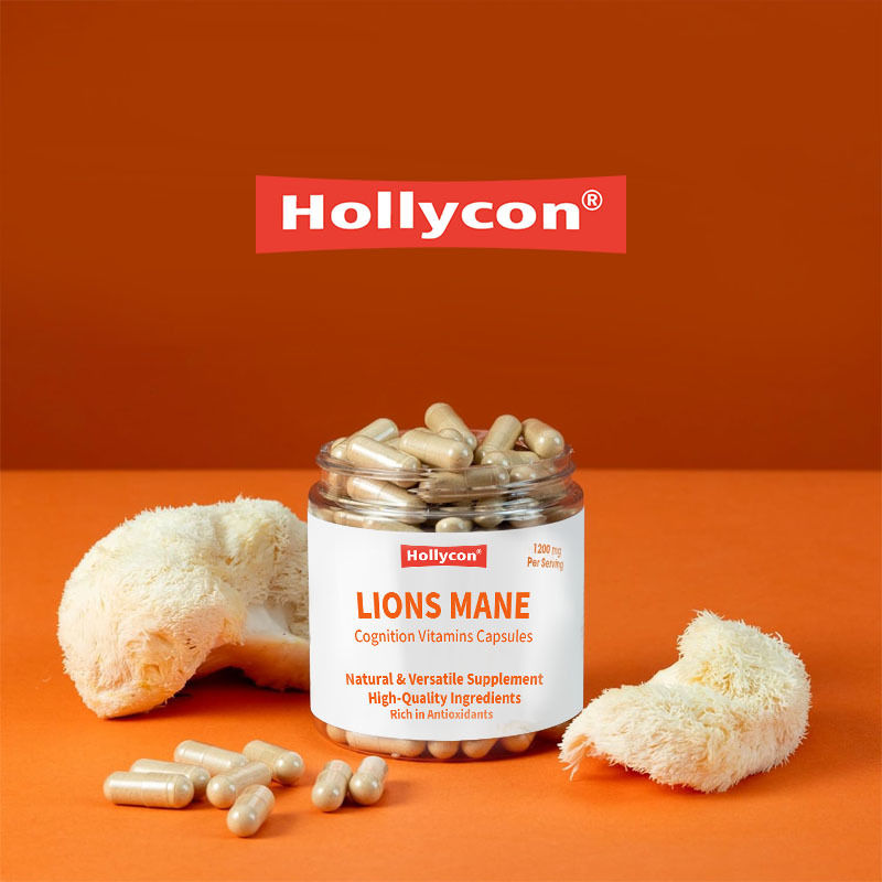 Pabrik Mendukung Kejernihan Fokus Melawan Stres Oksidatif Mendukung Kesejahteraan Umum Vitalitas Singa Mane Kognitif Vitamin Kapsul