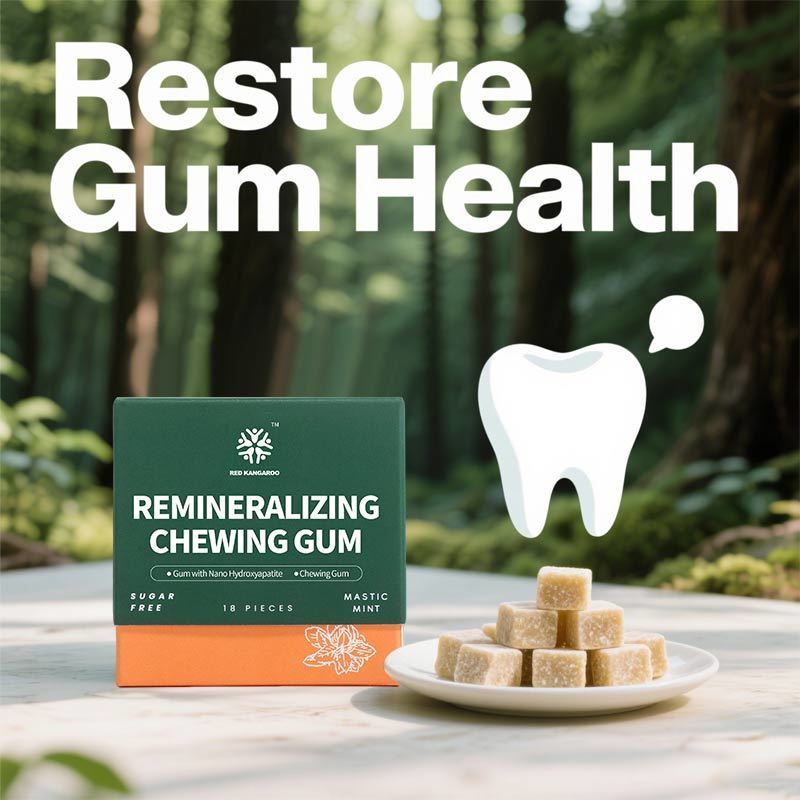 Permen Karet Remineralisasi Buatan Tangan Rasa Frankincense Mint Hydroxyapatite Minyak Kelapa Arang Aktif Bebas Gula Perlindungan Email Dukungan Perawatan Mulut