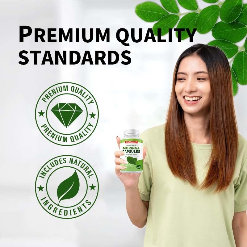 OEM Single Origin Moringa Powder Organic Moringa Leaf Supplement Energy Metabolism & Immune Support Moringa Capsules