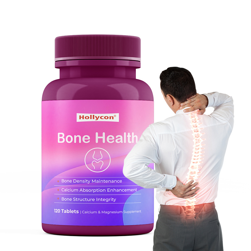 Bone Health Tablets Factory Manufacturer Calcium Supplement for Adult Bone Density Maintenance Calcium Absorption Enhancement