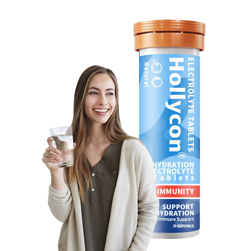 OEM Hidrasi Kekebalan Tablet Elektrolit Vitamin C Hidrasi Efervescent Tablet Jahe Kunyit Hidrasi Tablet Elektrolit