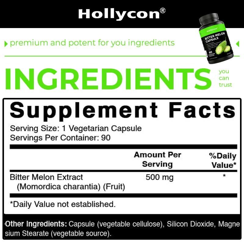 Pare 500 mg | 90 Kapsul Vegetarian Bebas Gluten, Suplemen Non-GMO Ekstrak Pare, Metabolisme Glukosa Alami, Label Pribadi Kapsul Momordica Charantia, Tersedia OEM, Harga Pabrik