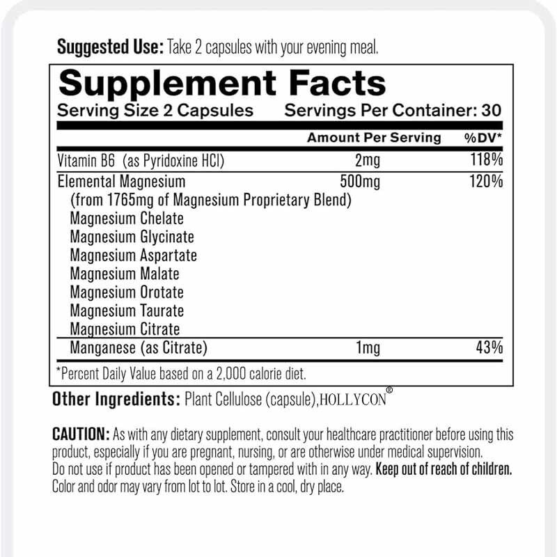 OEM Magnesium Glycinate Suplemen Tidur Otot Kesehatan Jantung Magnesium Kompleks Mangan Citrate Magnesium Glycinate Kapsul