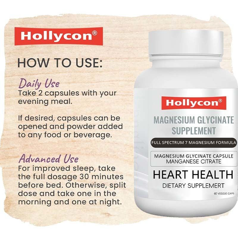 OEM Magnesium Glycinate Suplemen Tidur Otot Kesehatan Jantung Magnesium Kompleks Mangan Citrate Magnesium Glycinate Kapsul