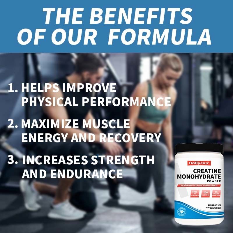 OEM Mikronisasi Creatine Monohydrate Creatine Supplement 5000mg Binaraga Olahraga Nutrisi Creatine Monohydrate Powder