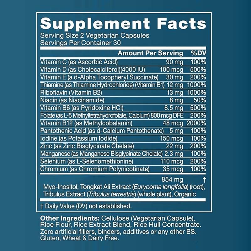 Suplemen Kesuburan Pria OEM untuk Meningkatkan Kesuburan Pria, Jumlah Sperma Optimal, Motilitas, Kekuatan, Ashwagandha, Magnesium & Seng, Suplemen Kesuburan