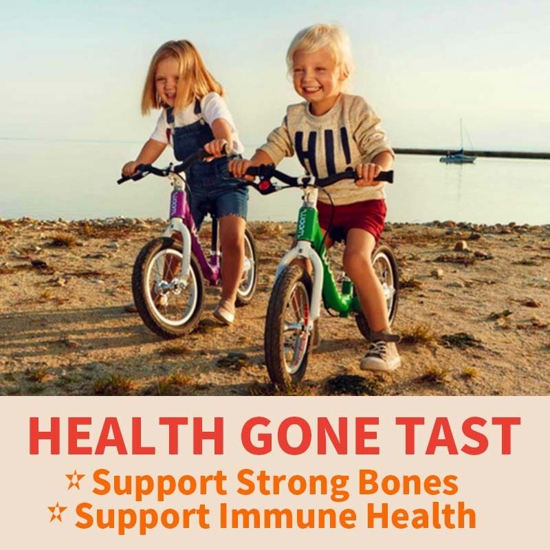 OEM Organik Anak Vitamin D3 Vitamin D3 Suplemen Gummy Tulang dan Kesehatan Imun Vitamin D3 Gummies