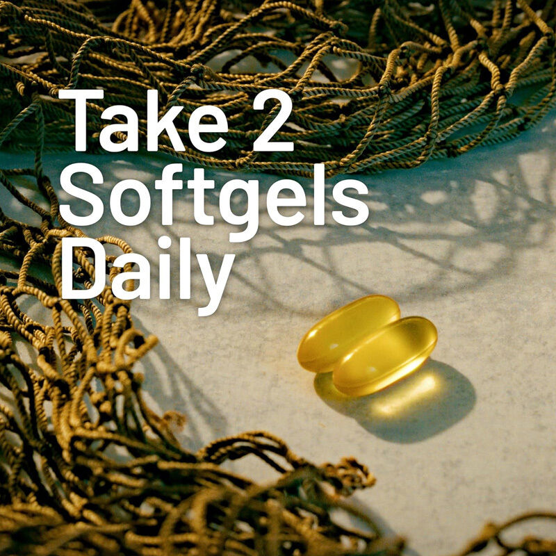 Suplemen Omega 3 OEM 1000mg Per Sajian 600 EPA & 400 DHA dan Dukungan Vitamin E untuk Kesehatan Jantung & Otak Minyak Ikan Omega 3