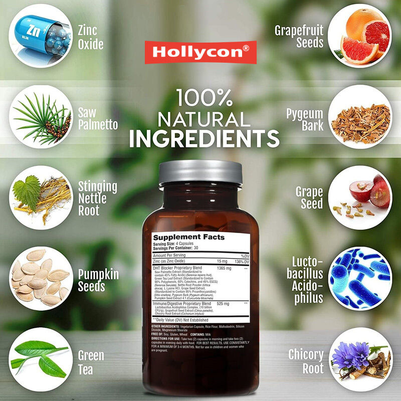 Suplemen Pertumbuhan Rambut OEM untuk Penipisan Genetik untuk Pria dan Wanita Kontrol Kerontokan Rambut Sistem Kekebalan Tubuh Kapsul Pertumbuhan Rambut