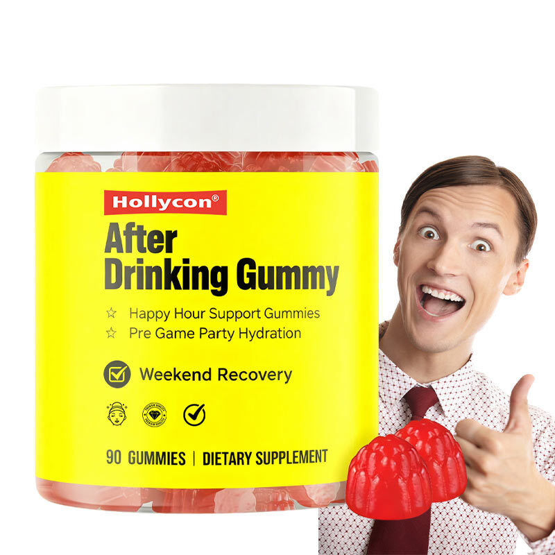 OEM Happy Hour Gummies Supplement Pre Game Party Hidrasi Elektrolit Alkohol DHM Thistle Susu Setelah Minum Gummy