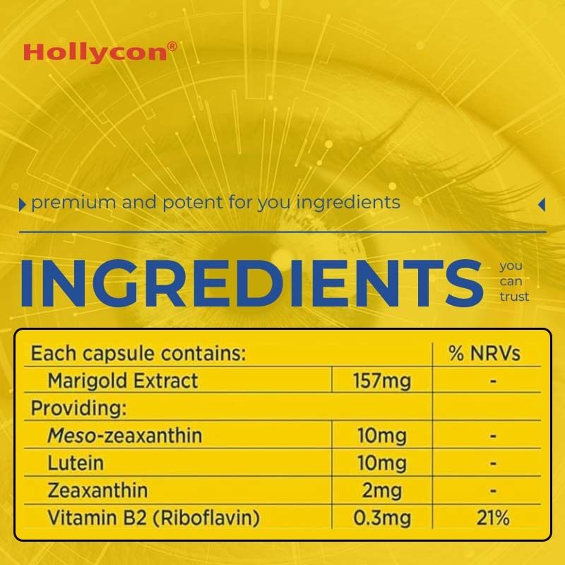 Softgel Lutein Label Pribadi Ekstrak Marigold dengan Zeaxanthin dan Meso-Zeaxanthin untuk Kesehatan Mata