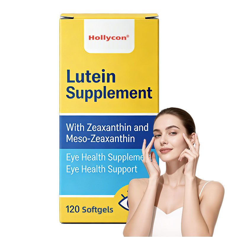 Softgel Lutein Label Pribadi Ekstrak Marigold dengan Zeaxanthin dan Meso-Zeaxanthin untuk Kesehatan Mata