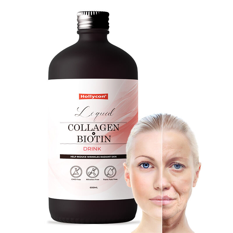 Collagen Oral Liquid with Bioactive Type I & III Peptides and Biotin – Dietary Supplement for Healthy Hair, Radiant Skin & Strong Nails