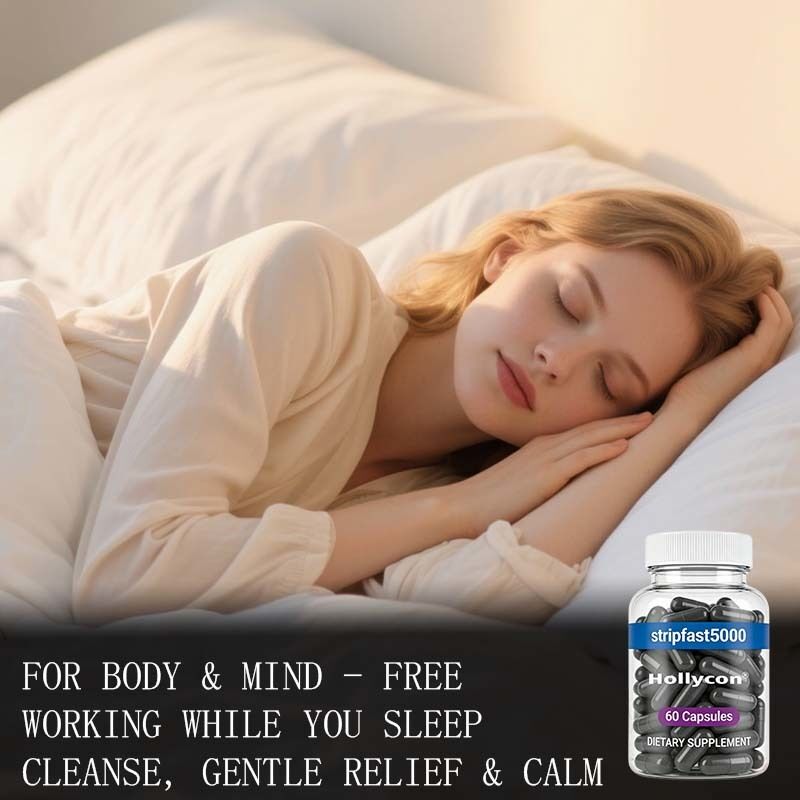 Kapsul Manajemen Berat Badan Pabrik untuk Pikiran Tubuh Tidur Bebas Bekerja Pembersihan Bantuan Lembut Ketenangan Relaksasi Suplemen Diet