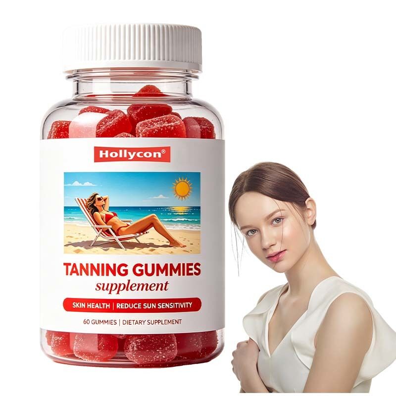 Pemanis Penyamakan Pabrik Mendukung Kilau Alami & Kesehatan Kulit Mengurangi Sensitivitas Matahari Astaxanthin Beta-karoten Suplemen
