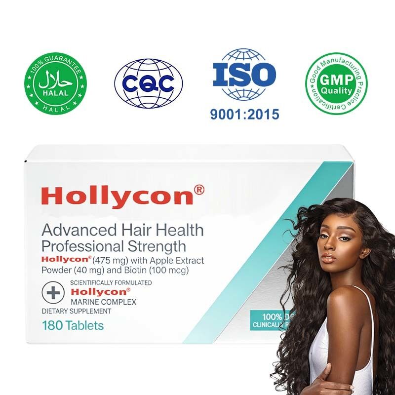 Label Pribadi Vitamin Pertumbuhan Rambut & Suplemen untuk Nutrisi Pengurangan Rambut Memperkuat Rambut Lemah & Meningkatkan Pertumbuhan Rambut