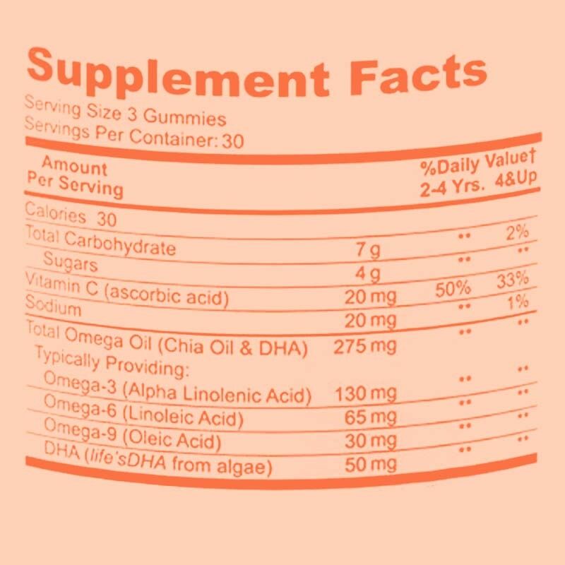 OEM/ODM Produsen Omega 3 Gummies for Kids Mendukung Kesehatan Otak & Jantung, Kekebalan, Kesehatan Mata dengan Omega 6 & 9, DHA