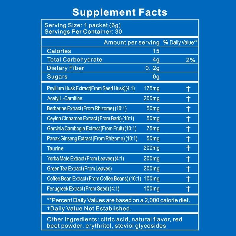Bubuk campuran minuman nutrisi tumbuhan seimbang dengan formula instan yang nyaman dalam kantong tunggal portabel