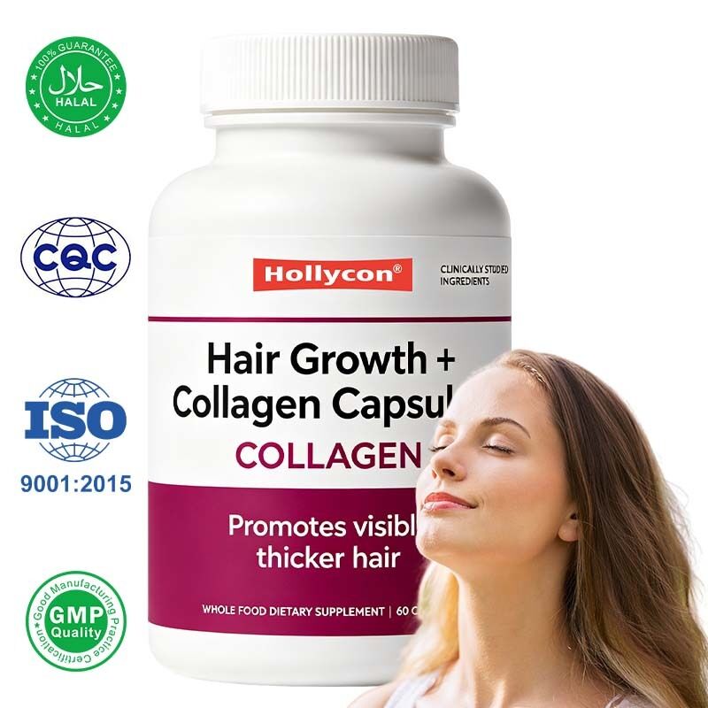 Kapsul Kesehatan Rambut Formula Senyawa Kolagen dengan Nutrisi Rambut Ringan dan Nutrisi Perawatan Kulit Lengkap