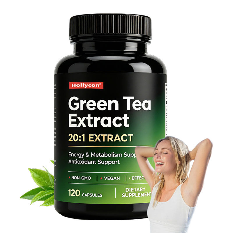 Customisable OEM Green Tea & Green Coffee Bean Extract Capsules dengan Formula Botanical Dual dan Antioksidan Alami