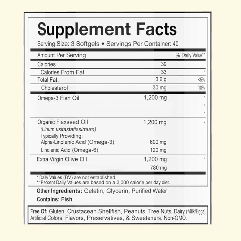 Softgel Omega 3 6 9 Minyak Ikan Bersertifikat GMP Halal dengan Formula Asam Lemak Esensial Campuran dan Kustomisasi OEM