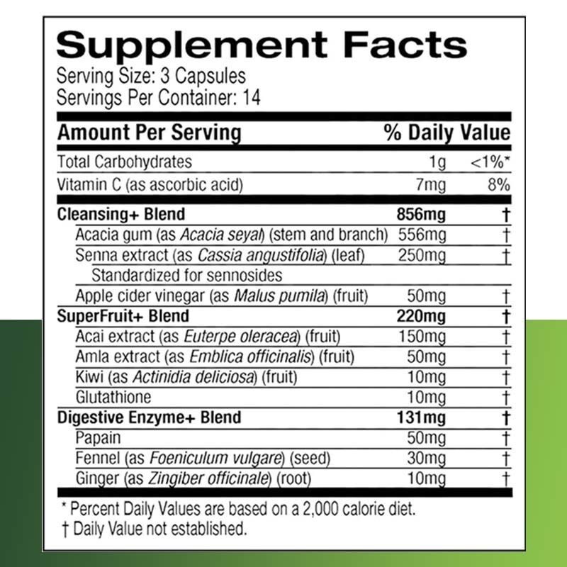 Kapsul Botani 7 Hari Bersertifikat GFSI HACCP | Suplemen Nutrisi Herbal Harian Siklus Pendek, Label Pribadi Dapat Disesuaikan