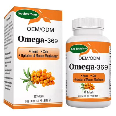 Suplemen Softgels Sea Buckthorn Epa Omega 3 Kustom Untuk Meningkatkan Kekebalan Tubuh