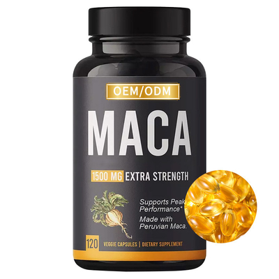 Male Black Maca Root Suplemen Softgels Untuk Pembesaran Pinggul